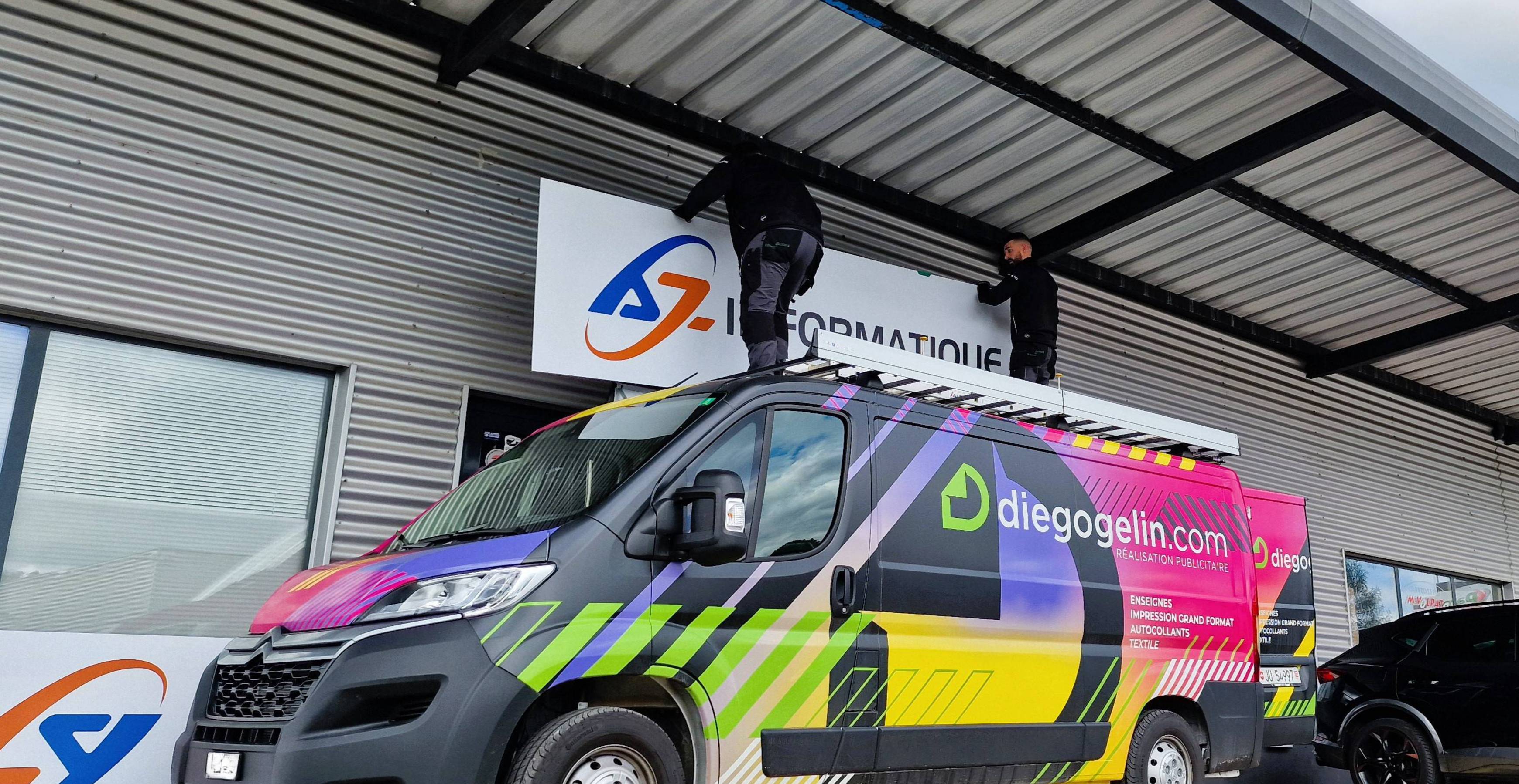 Nouvelle identité visuelle de AZ Informatique enfin dévoilée !