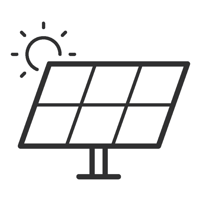 Solar Energy - Our buildings are equipped with photovoltaic panels to support our energy expenses.